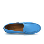 Vamp Mocassin // Leather // Blue (40)