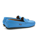 Vamp Mocassin // Leather // Blue (40)