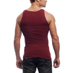 Go Softwear // L.A. Wash Rib Tank Top // Cardinal (S)