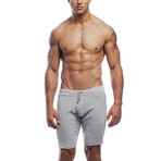 Go Softwear // L.A. Wash Cut-off Short // Heather Gray (L)