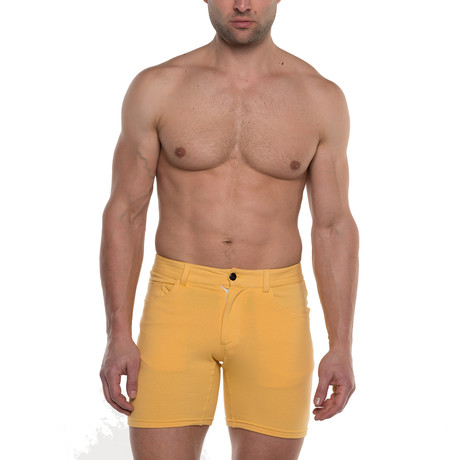 Go Softwear // Havana 5 Pocket Short // Gold (S)