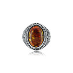 Amber Ring // Silver (11.5)