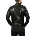 Benjamin Leather Jacket // Black (XL)