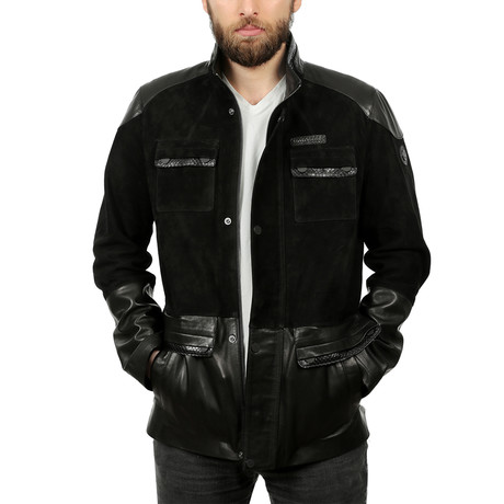 Jackson Leather Jacket // Black (XS)