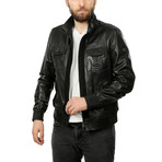 Milo Leather Jacket // Black (3XL)