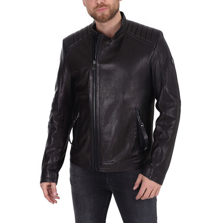 Arizona Leather Jacket // Black (XS)