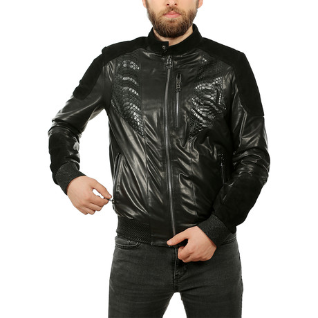 Alex Leather Jacket // Black (XS)