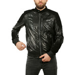 Alex Leather Jacket // Black (L)