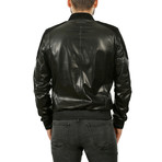 Alex Leather Jacket // Black (L)