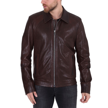 Jersey Leather Jacket // Light Brown (XS)