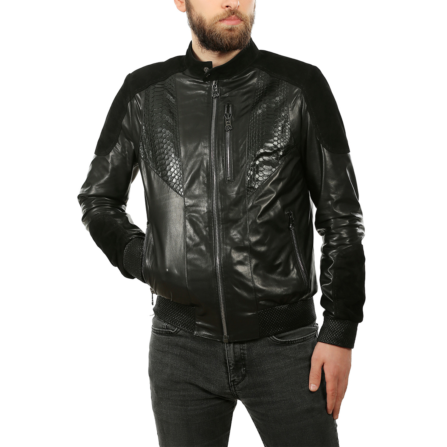 Alex Leather Jacket // Black (L) - Franko Armondi - Touch of Modern