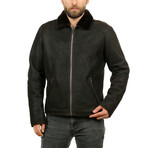 Julian Waterproof Leather Jacket // Brown (M)