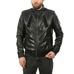 Karev Leather Jacket // Black (L)