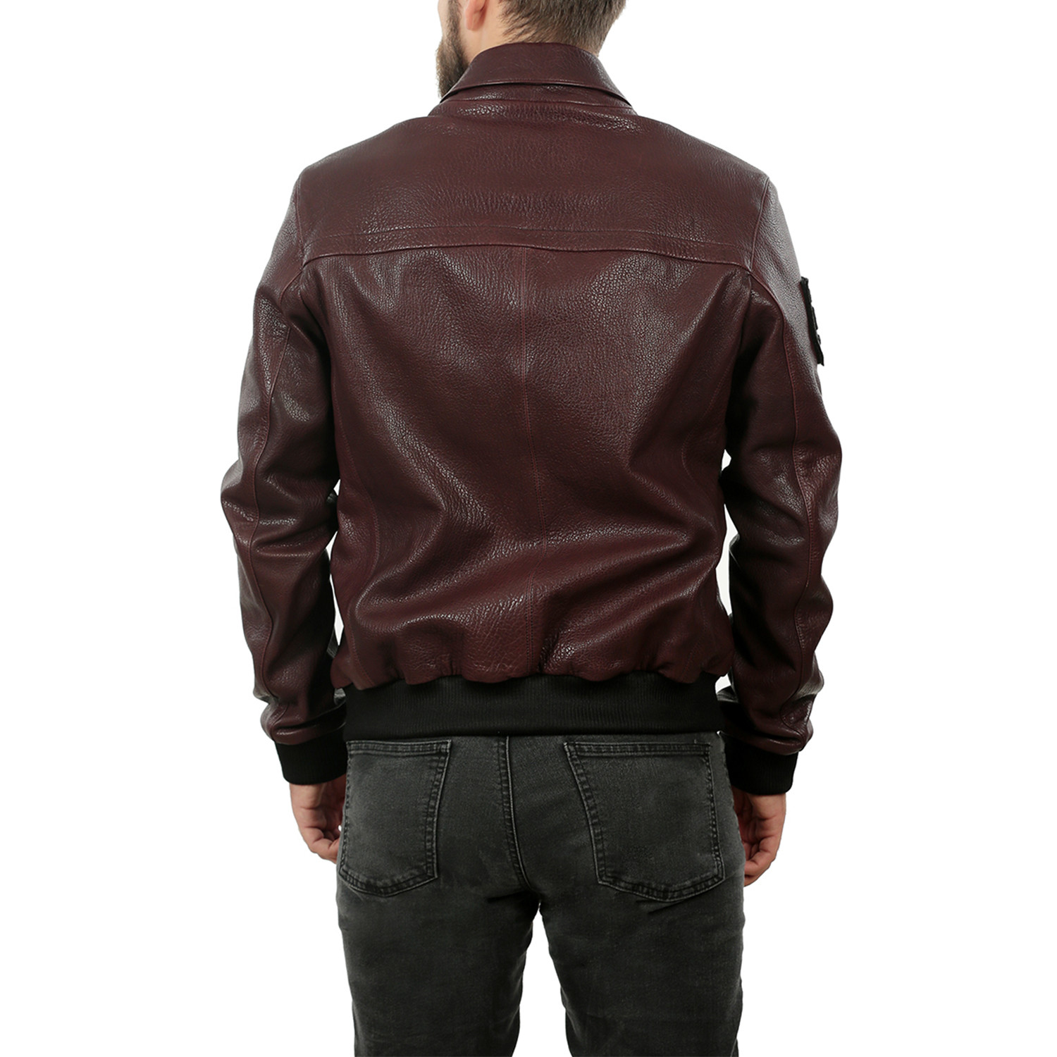 Cannes Leather Jacket // Bordeaux (S) - Franko Armondi - Touch of Modern