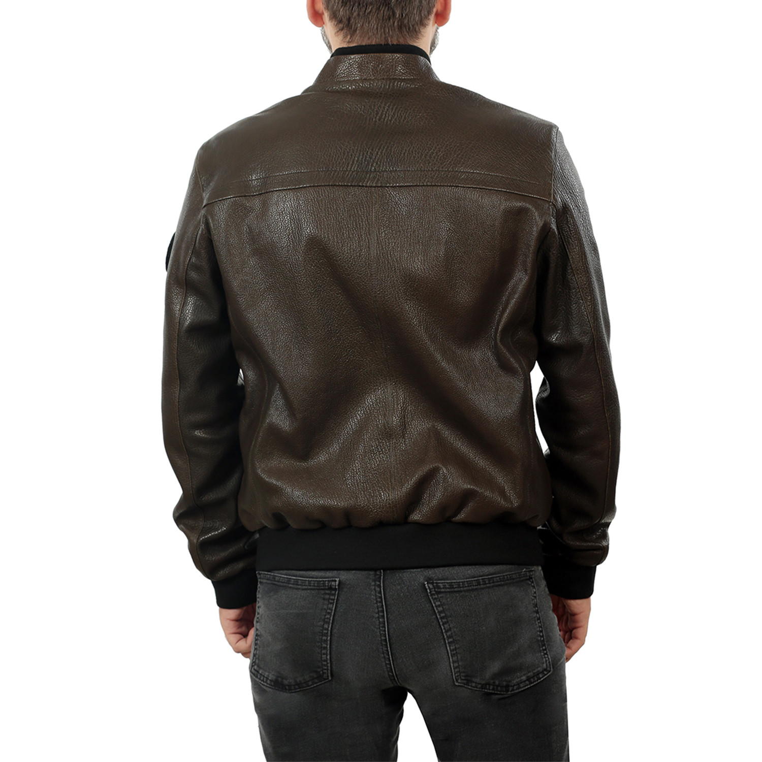 Carlo Leather Jacket // Chocolate Brown (L) - Franko Armondi - Touch of ...