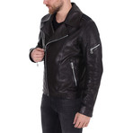 Harold Leather Jacket // Black (M)