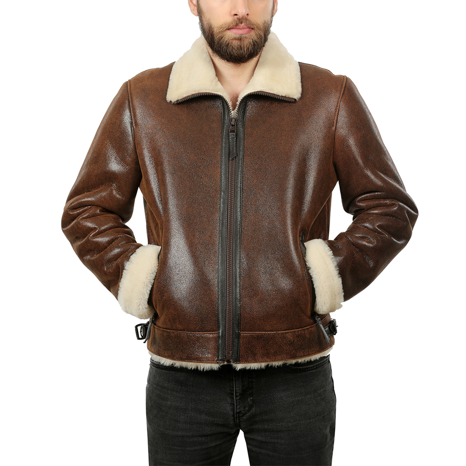 Hoff Leather Jacket // Whisky Brown (XS) - Franko Armondi - Touch of Modern