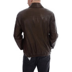 Dexter Leather Jacket // Chocolate Brown (XL)