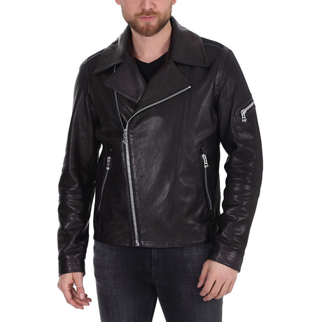 Harold Leather Jacket // Black (XS)