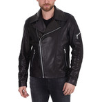 Harold Leather Jacket // Black (M)