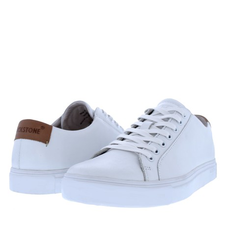NM01 Leather Low-Rise Sneaker // White (Euro: 40)