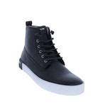 QM80 Leather Mid-Rise Sneaker // Black (Euro: 40)