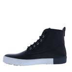 QM80 Leather Mid-Rise Sneaker // Black (Euro: 40)