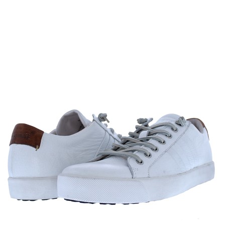 Leather Low-Rise Sneaker // White (Euro: 43) - Blackstone Shoes - Touch ...