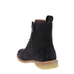 QM23 Suede Leather Zipper High Boots // Bitter Chocolate (Euro: 46)