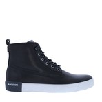QM80 Leather Mid-Rise Sneaker // Black (Euro: 40)