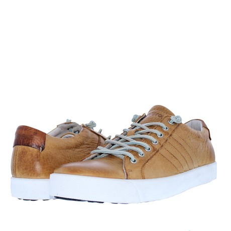 Leather Low-Rise Sneaker // Rust (Euro: 41)