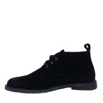 QM82 Leather Mid-Rise Sneaker // Black (Euro: 47)