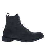 QM23 Suede Leather Zipper High Boots // Off Blue (Euro: 43)