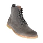 QM23 Suede Leather Zipper High Boots // Shitake (Euro: 42)