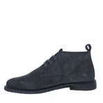 QM82 Leather Mid-Rise Sneaker // Off Blue (Euro: 47)