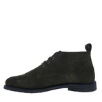 QM82 Leather Mid-Rise Sneaker // Dark Green (Euro: 47)