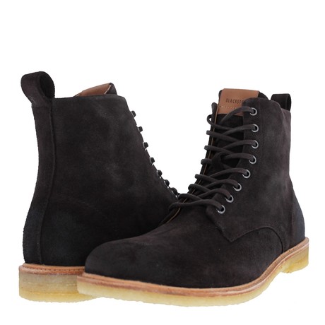 QM23 Suede Leather Zipper High Boots // Bitter Chocolate (Euro: 40)