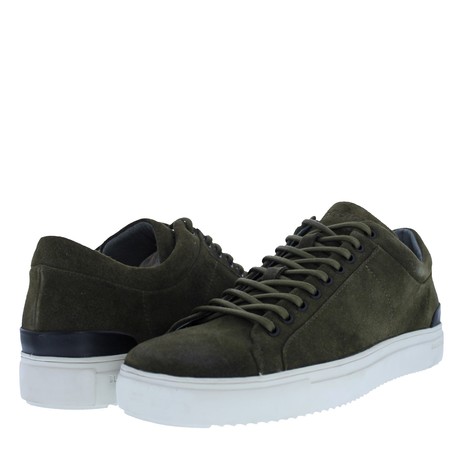 QM84 Leather Low-Rise Sneaker // Hunting Green (Euro: 40)