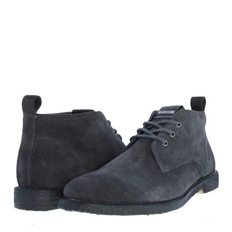 QM82 Leather Mid-Rise Sneaker // Off Blue (Euro: 40)