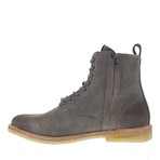QM23 Suede Leather Zipper High Boots // Shitake (Euro: 42)
