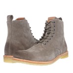 QM23 Suede Leather Zipper High Boots // Shitake (Euro: 42)