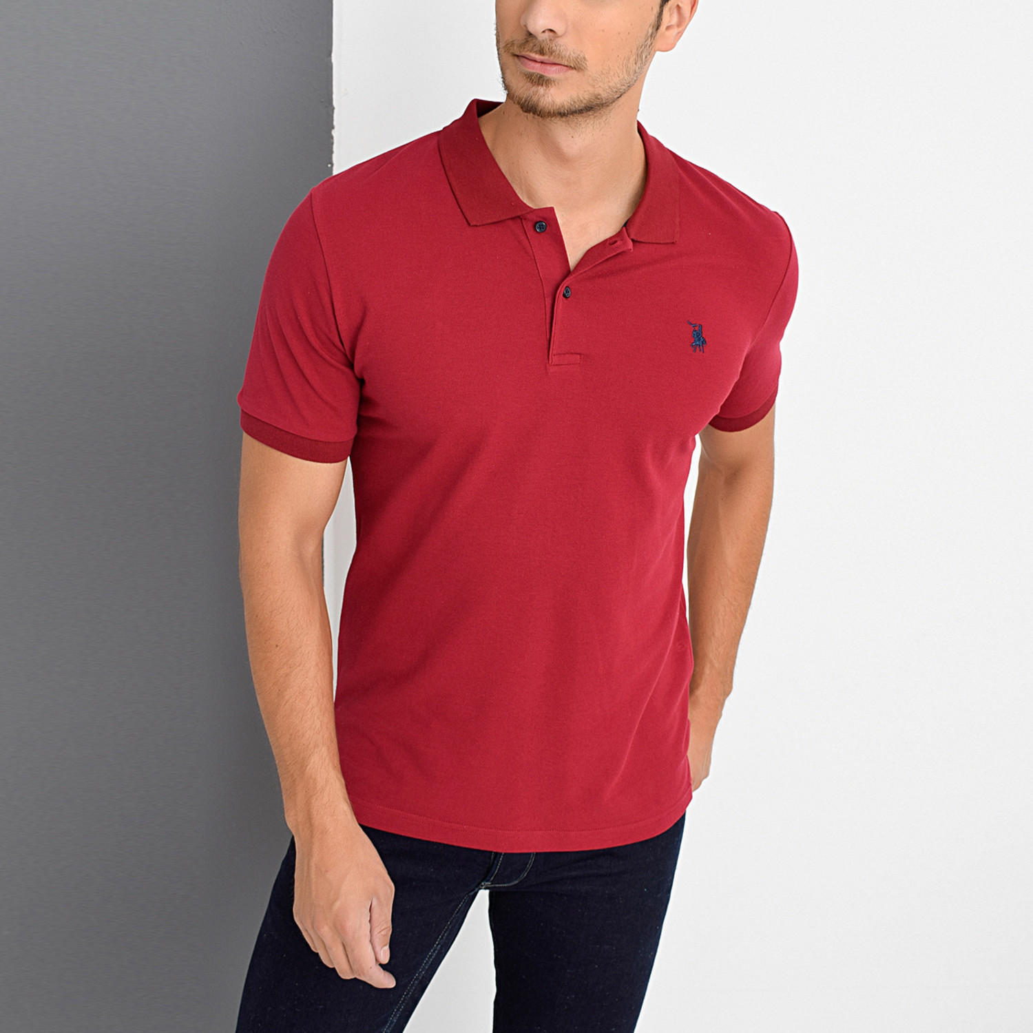 Ken Polo // Burgundy (Small) - Dewberry - Touch of Modern