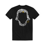 Jaws Tee // Black (XL)