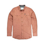 Stroke Cotton Flannel // Salmon (XL)