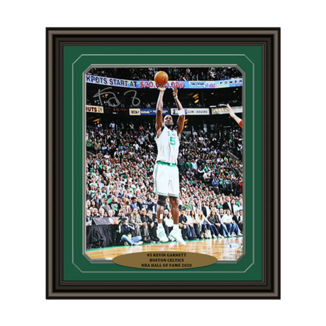 Kevin Garnett // Signed + Framed Celtics Photo