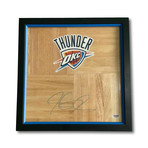 Kevin Durant // Framed Signed Floor