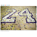 Kobe Bryant // Final Lakers Game Framed Confetti + Final Season Ticket Collage