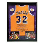 Magic Johnson // Signed + Framed Lakers Jersey