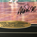 Magic Johnson // Signed + Framed Los Angeles Lakers Photo