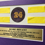 Kobe Bryant // Final Lakers Game Framed Confetti Collage